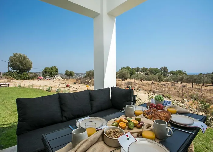 Secluded With Panoramic Sea View וילה עיר רודוס